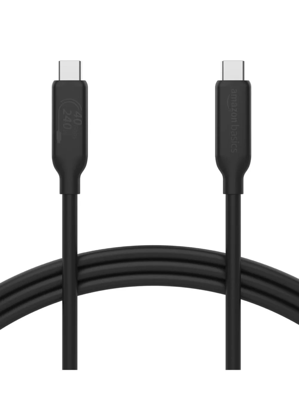 Amazon Basics USB-C to USB-C Fast Charging Cable - Black